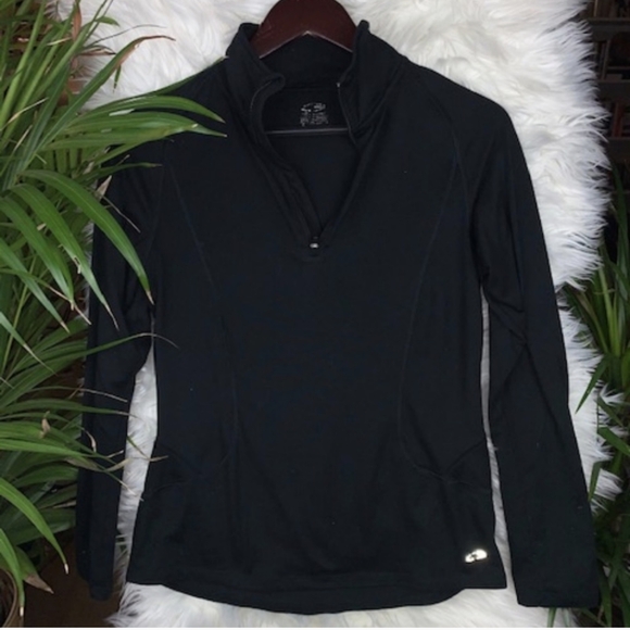 Sport half -zip long sleeve top small - Picture 3 of 4